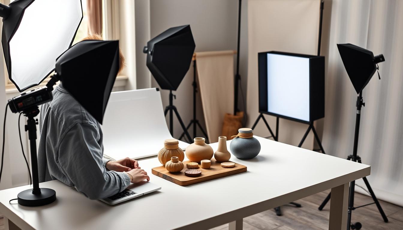Clear product images for small brands